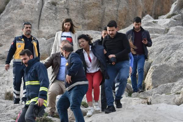 Van'da Suriyeli kız kayalıklarda intihar girişiminde bulundu - Resim: 1