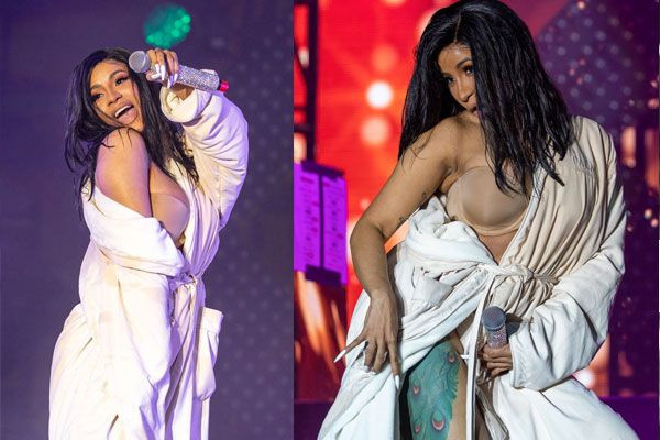 Dünyaca ünlü şarkıcı sahnede rezil oldu! Dans ederken kostümü yırtılınca... - Resim: 4