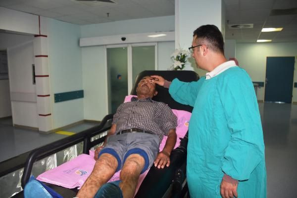 Lösemi hastası Malatyalı çiftçinin tedaviden sonra saçları siyahladı! - Resim: 3