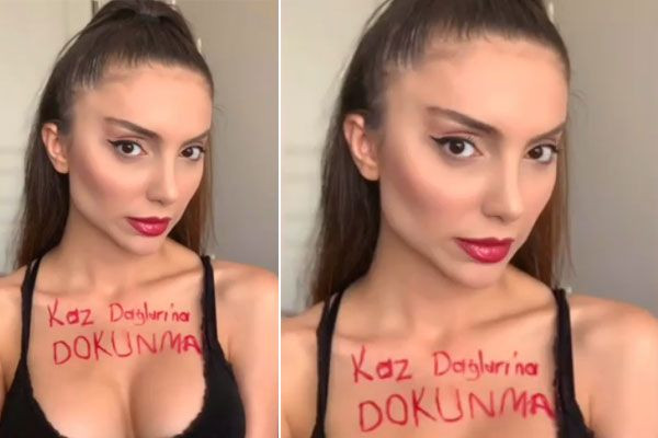 Kaz Dağları için göğsünü paylaştı Tuğçe Aral sosyal medyada linç edildi - Resim: 2