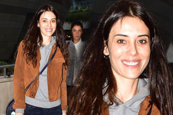 Cansu Dere makyajsız yakalandı bu sefer görenleri şaşırtmayı başardı - Resim: 2