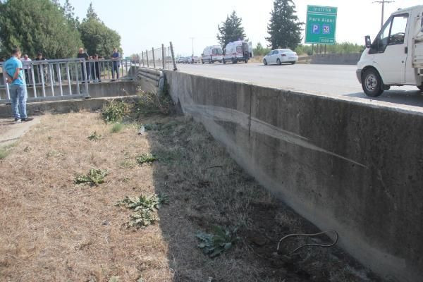 Adana'da korkunç kaza! Otomobil alt geçide düştü ölü ve yaralılar var - Resim: 2