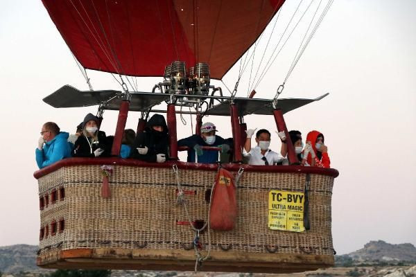 Sıcak hava balonları 5 ay sonra Kapadokya semalarında! - Resim: 1