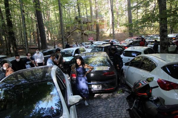 Yedigöller'de sonbahar kuyruğu! Saatlerce beklediler - Resim: 3