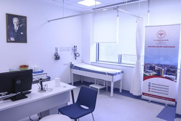 Ankara Şehir Hastanesi'nde 25 aşı uygulama odası oluşturuldu! İşte ilk kareler - Resim: 1