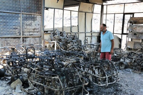 Antalya Manavgat alev alev yandı! Dönünce hayatının şokunu yaşadı: 100 metre fırladı - Resim: 4