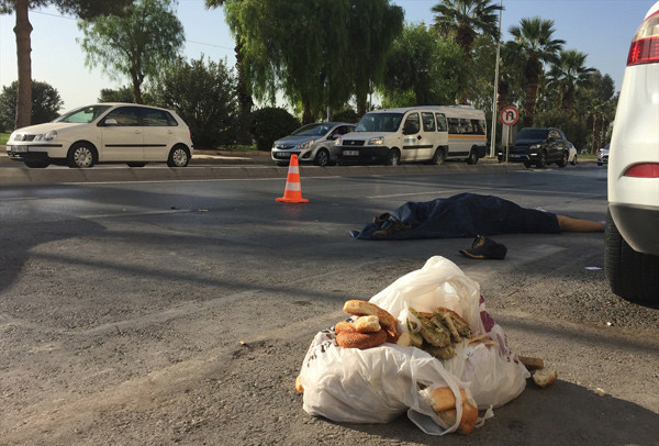 Kuşlara yem vermeye giderken kamyonet çarptı - Resim: 3
