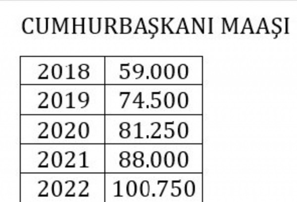 Cumhurbaşkanı Erdoğan'ın maaşı ne kadar oldu? 2022 milletvekili maaşları - Resim: 0