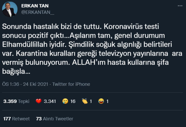 A Haber'de yayınlara ara verdi! Erkan Tan kötü haberi duyurdu: Sonunda bizi... - Resim: 0