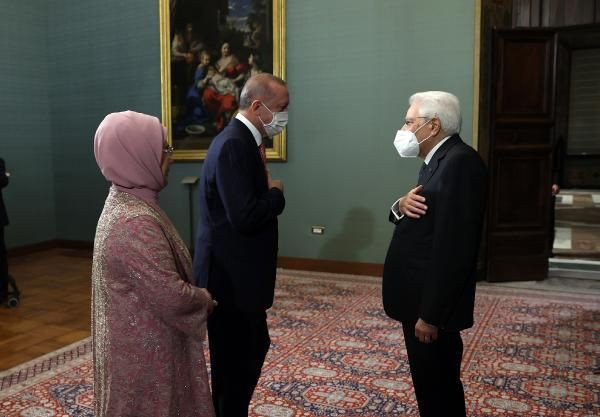 Cumhurbaşkanı Erdoğan, İtalya Cumhurbaşkanı'nın G20 liderleri onuruna verdiği yemeğe katıldı - Resim: 1