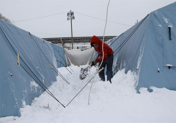 Çadırda eksi 10 derecede hayat - Resim: 3