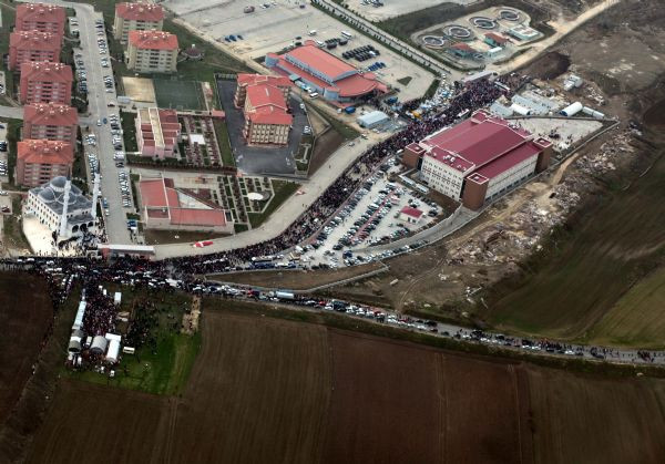 Silivri izdihamı havadan görüntülendi! - Resim: 2