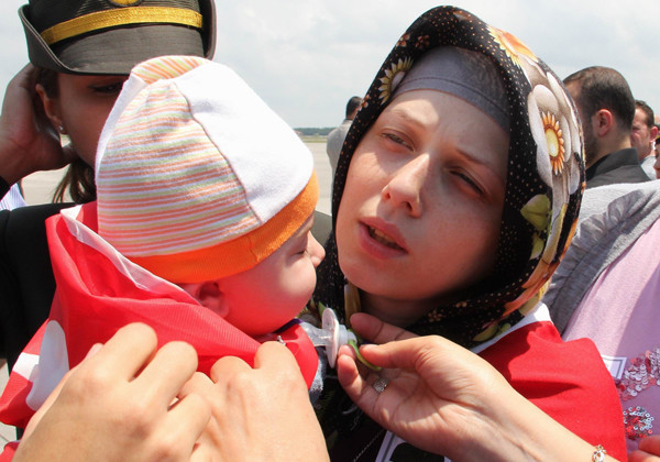 Şehidi oğlu karşıladı - Resim: 2