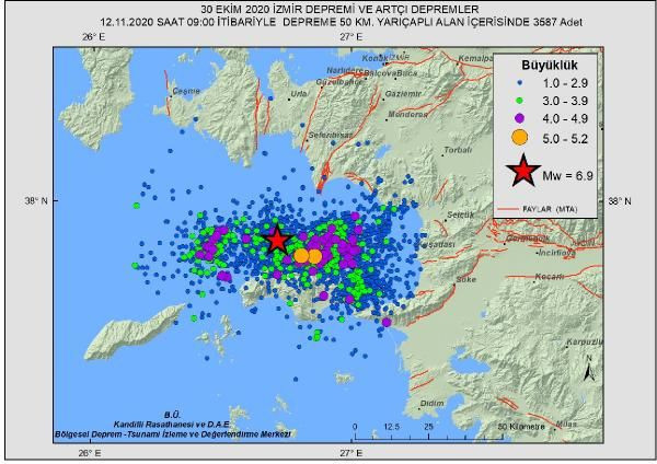 İzmir'de 13 günde 3 bin 587 artçı deprem oldu! Kandilli'den açıklama var - Resim: 2