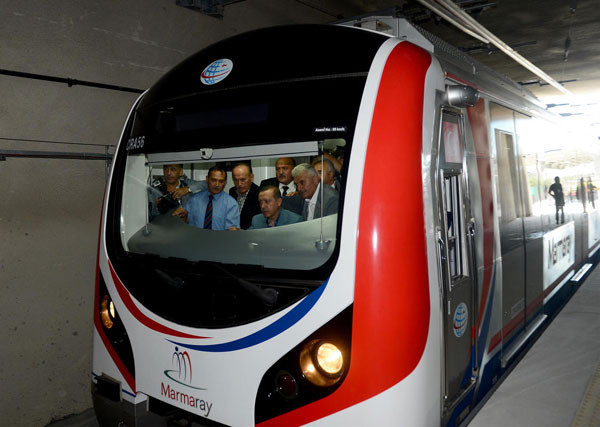 Erdoğan Marmaray'ı test etti - Resim: 1
