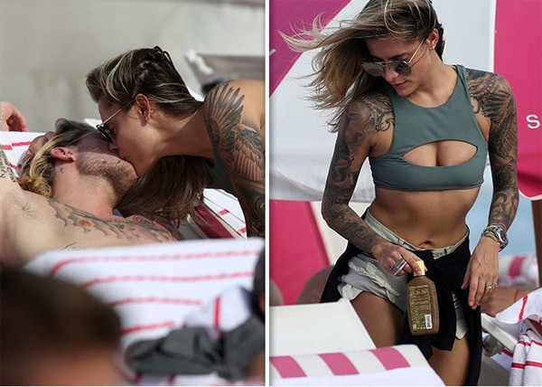 Karius güzel modelle öpüşürken yakalandı - Resim: 1