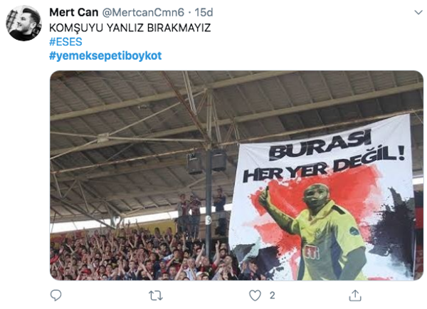 Trabzonsporlu Nevzat Aydın'ın paylaşımına tepkiler çığ gibi! Yemeksepeti'ne boykot başlatıldı - Resim: 3