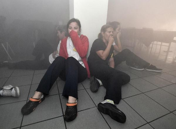 Bu bir aksiyon filmi sahnesi değil! Hastanede korkutan anlar... - Resim: 1