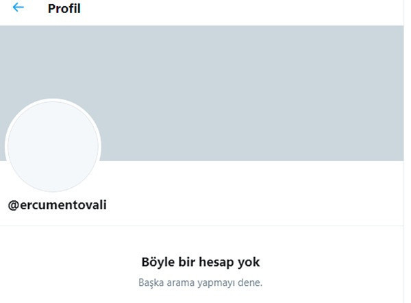Ercüment Ovalı gelen tepkilerden sonra Twitter hesabını kapattı - Resim: 0