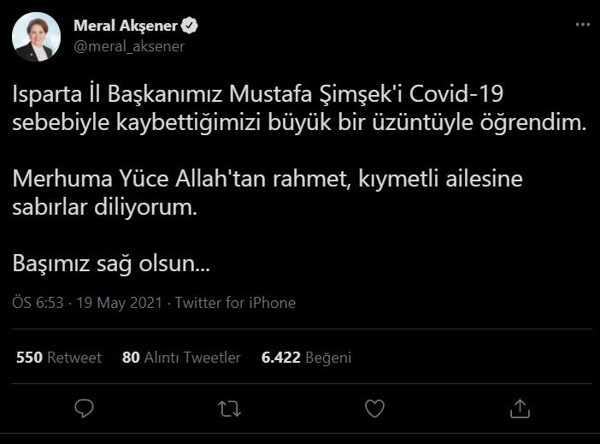 İYİ Parti'nin acı günü! Mustafa Şimşek covid-19'a yenik düştü - Resim: 0