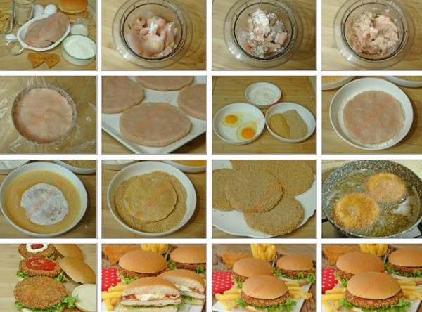 Sağlıksız fastfoodların yüzüne bile bakmayacaksınız! İşte hem sağlıklı hem lezzetli ev yapımı tavuk hamburger - Resim: 0