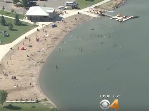 Yüzerken ayağına bir şey takıldı birden bağırmaya başladı - Resim: 4