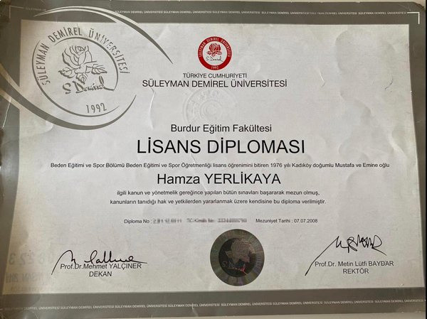 Hamza Yerlikaya'nın diplomasının sahte olduğu iddialarını çürüten belgeler - Resim: 2