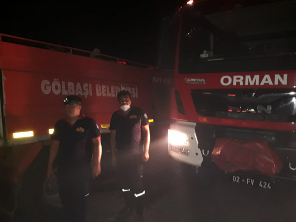 Adıyaman'da orman yangını 10 hektarlık alan kül oldu - Resim: 0