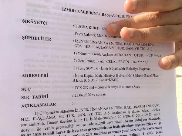 Haksız yere işten çıkarıldığını iddia eden güvenlikçi, Tunç Soyer'den şikayetçi oldu - Resim: 1