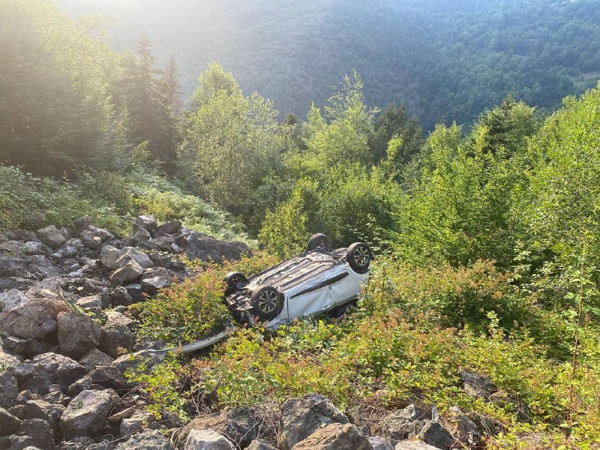 Kastamonu'da feci kaza! Ekipler seferber oldu 5 saatin sonunda kurtarıldı - Resim: 0
