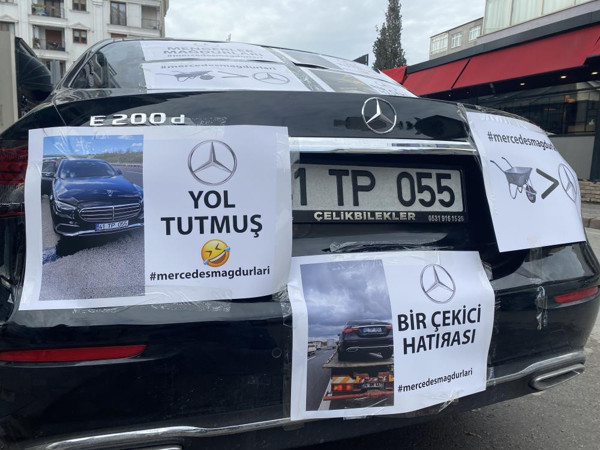 Kocaeli'de bu aracı gören fotoğrafını çekiyor! Kağıtları okuyan kahkaha attı - Resim: 1