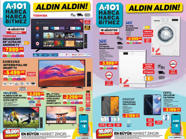 A101'de elektronik ürünlerde çılgın indirimler! Tesla ve Edison bile sıraya girer! 18 Ağustos Aktüel Ürünleri kataloğu - Resim: 0
