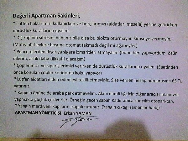 Gülme garantili apartman yönetimi yazıları - Resim: 3