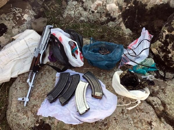 Diyarbakır'da PKK'nın gömülü silah deposu bulundu - Resim: 1