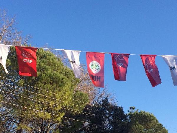 CHP ile HDP flaması yan yana: İsyan ettiren görüntü! - Resim: 2