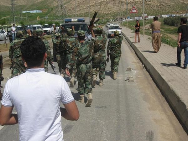 Peşmergeler yol kapattı - Resim: 4