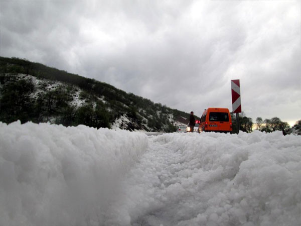 Çorum'da dolu bastırınca.. - Resim: 4