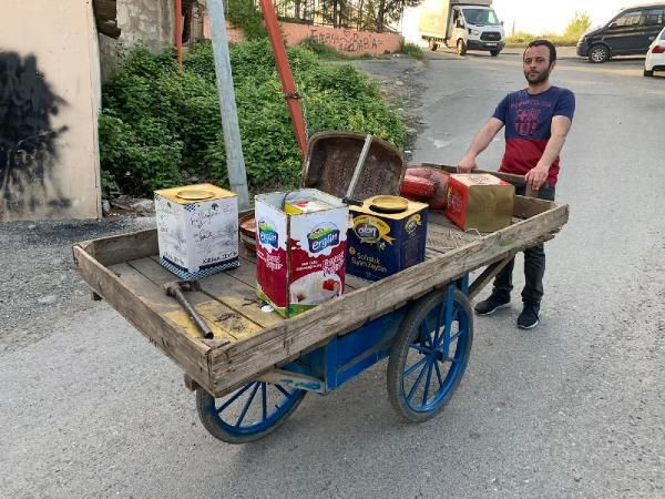 Ümraniye'de sokaklarda hurda topluyor! 5 tane şirketi var - Resim: 3