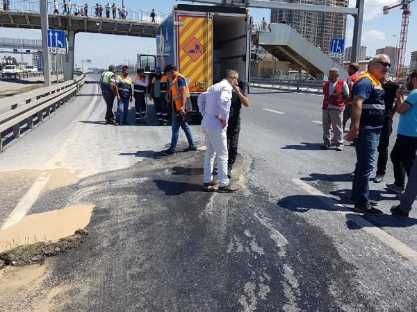 D-100'de çökme: Ankara yönü trafiğe kapatıldı - Resim: 3