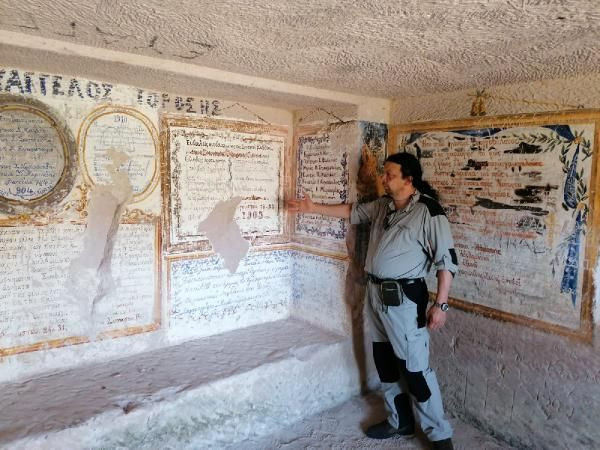 Ürgüp'te tüf kayalara oyulmuş tarihi Rum misafirhanesi! Turizme kazandırılmayı bekliyor - Resim: 3