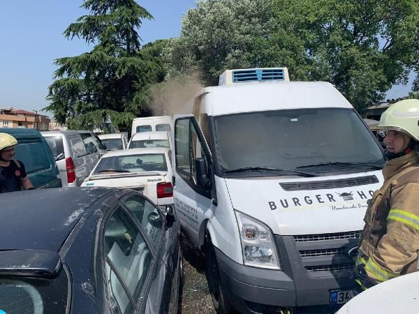 Kartal Yediemin Otoparkı'nda korkutan anlar çok sayıda araç yandı - Resim: 4