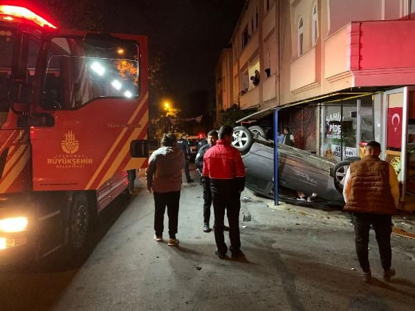 Sancaktepe'de tartıştığı kişilerin üzerine sürdüğü otomobil takla attı! Sürücü koşarak kaçtı - Resim: 4