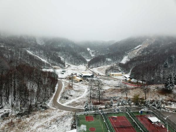 İstanbul'a 1.5 saat mesafede görüntüler bugün çekildi! Kartepe bembeyaz oldu - Resim: 3