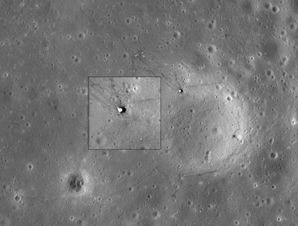 Ay'da 40 yıl önceki ayak izi - Resim: 3