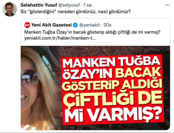 Tuğba Özay'ın yardım çığlığına Yeni Akit'ten skandal başlık! Sosyal medyada tepki yağdı - Resim: 0
