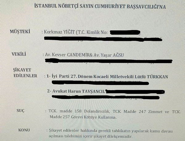 İş adamı Korkmaz Yiğit'in Meral Akşener'e Lütfü Türkkan'la ilgili attığı mailde bakın ne yazıyor? - Resim: 0