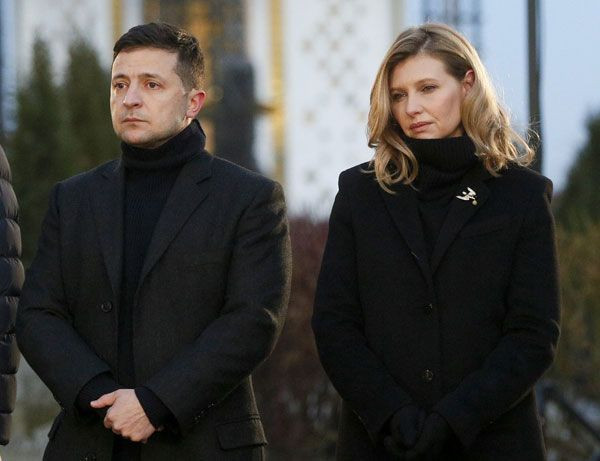 Zelensky ve eşi Olena, İngiliz magazin dergisi Vogue'ye poz verdi! - Resim: 2
