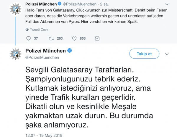 Alman polisinden Galatasaray taraftarına ikaz - Resim: 0