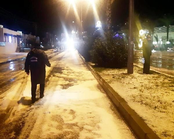 Bodrum'u sağanak ve dolu vurdu! Görüntülere bakın ev ve iş yerlerini su bastı - Resim: 2