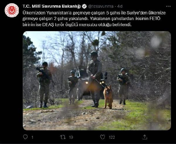 MSB: 2'si FETÖ, 1'i DEAŞ mensubu 7 kişi sınırda yakalandı - Resim: 0